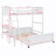 Lit superposé en bois Icaro avec bureau et tiroirs, échelle-912730967-912730966