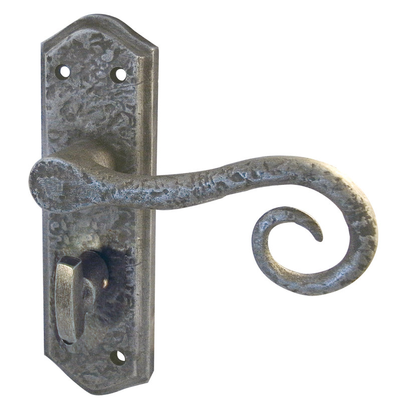 Royal Pewter Bathroom Door Handle