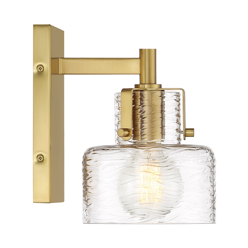 Dover 1-Light Wall Sconce in Polished Nickel, Polished Nickel