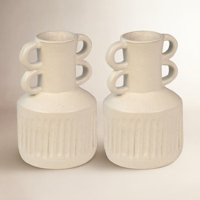 Nolah 10'' Handmade Ceramic Decorative Bottle