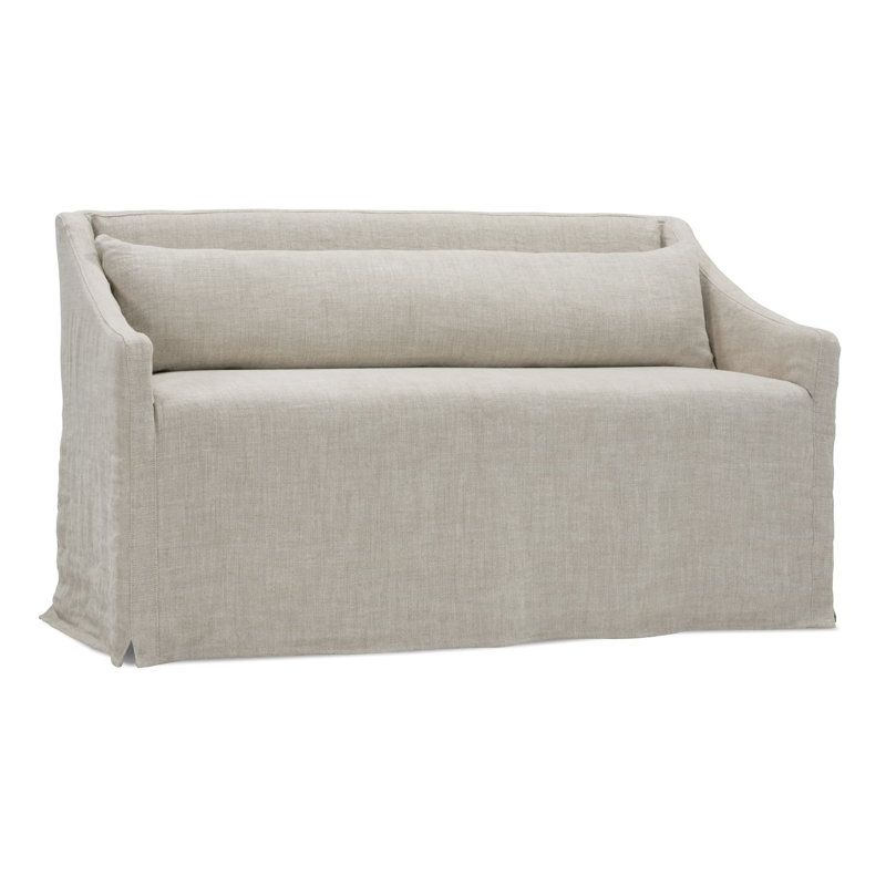 Earth Odessa Slip Dining Banquette, Natural Linen (11615-19)