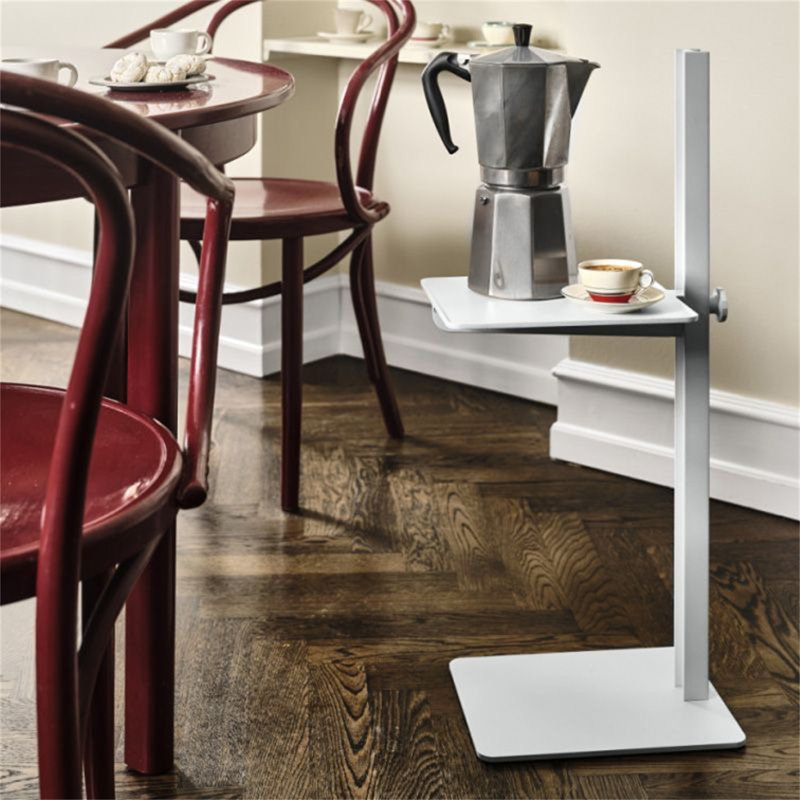 Table de bout relevable Sofa Table d'appoint moderne et élégante pour canapé, table basse à hauteur réglable, convient à différents styles.