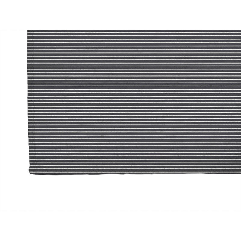 Random Stripes Yellow Kids Play Mat, Charcoal, Rectangle 2' x 3'
