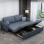 Canapé-lit convertible double 57,48 po Nano Tech-130155072