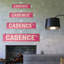 Plaque de rue Cadence en plastique robuste 4 po x 18 po