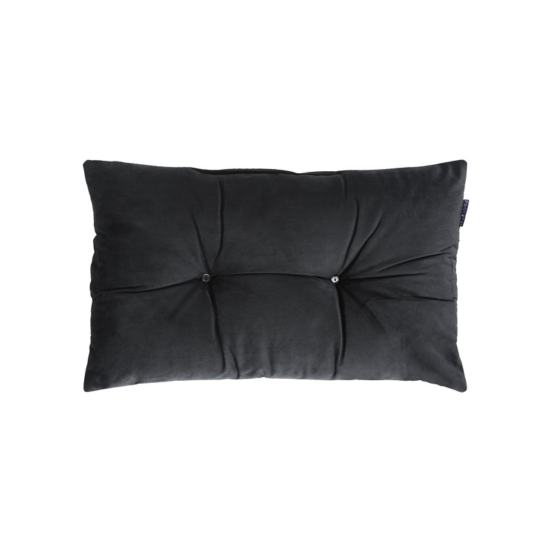 Rectangular Throw Cushion, Black