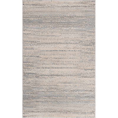Tapis contemporain Araceli couleur océan