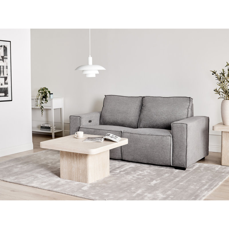 Electric Recliner Sofa NUKARI Fabric, Grey