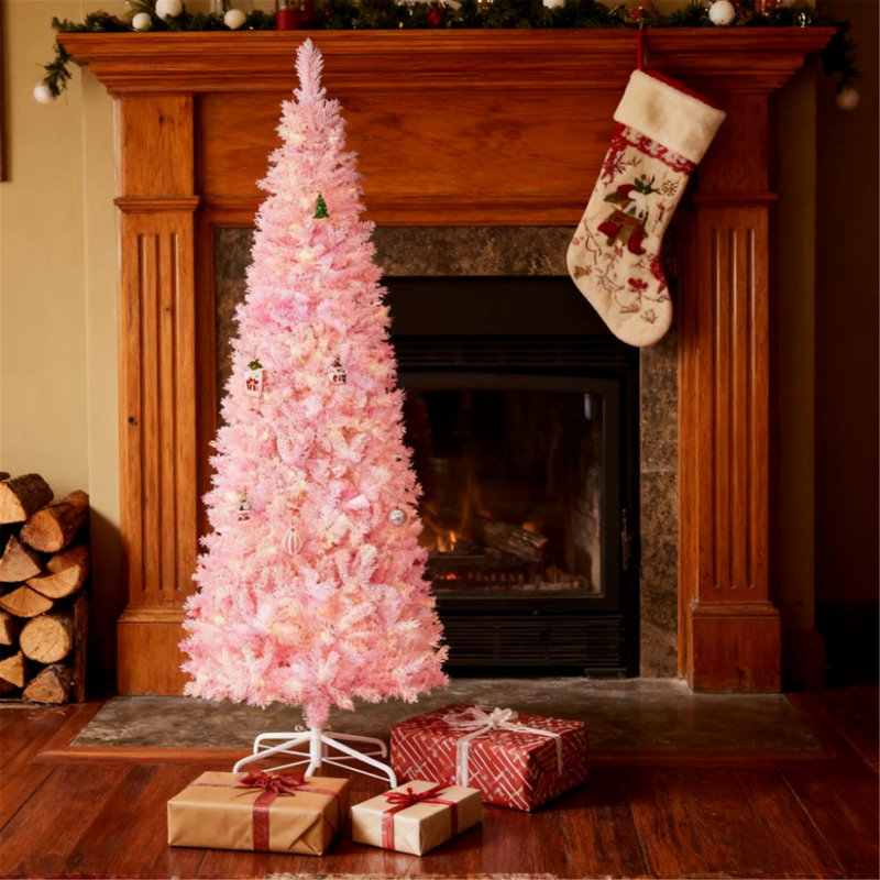 Arbre de Noël artificiel avec lumières DEL blanc chaud
