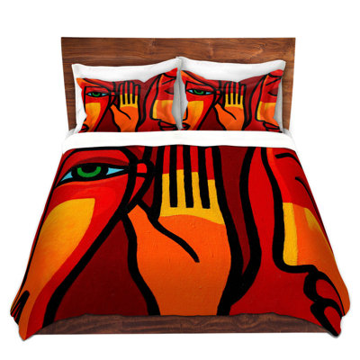 Ensemble de housse de couette en microfibre DiaNoche par John Nolan - Hear Me Now