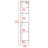 Linen Cabinet, Double Doors, Four Interior  Shelves, Two Cabinets  -White