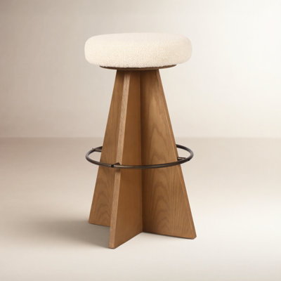Damon Swivel Stool-Sapphire Khaki-Counter