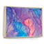 Mauve et bleu liquide fuchia Art III - peinture sur toile-67386843-67386850