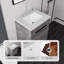 Meuble-lavabo autoportant avec lavabo-132443538