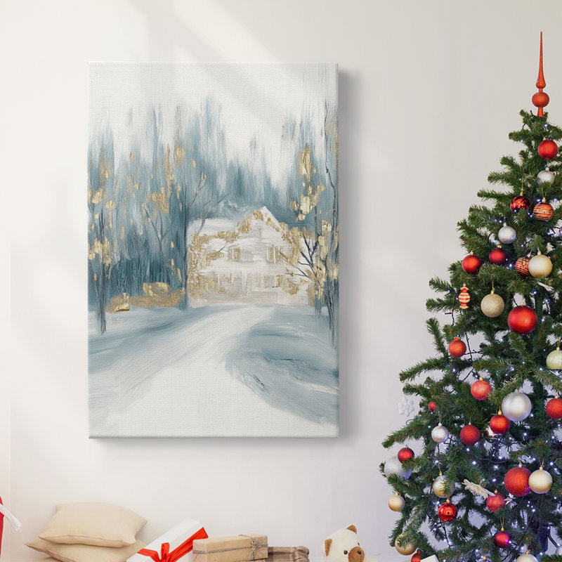 Art des Fêtes de Noël - Toile tendue avec châssis CDLIX, H 48 po x l 32 po
