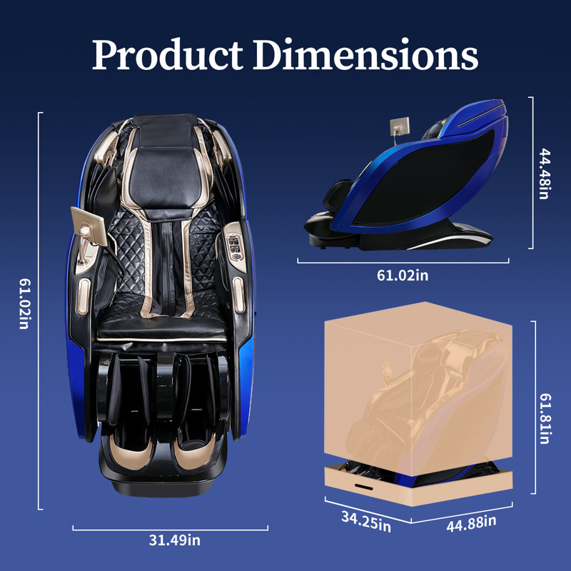 Fauteuil de massage 4D Zero Gravity