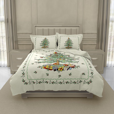 Ivory Microfiber Comforter Set