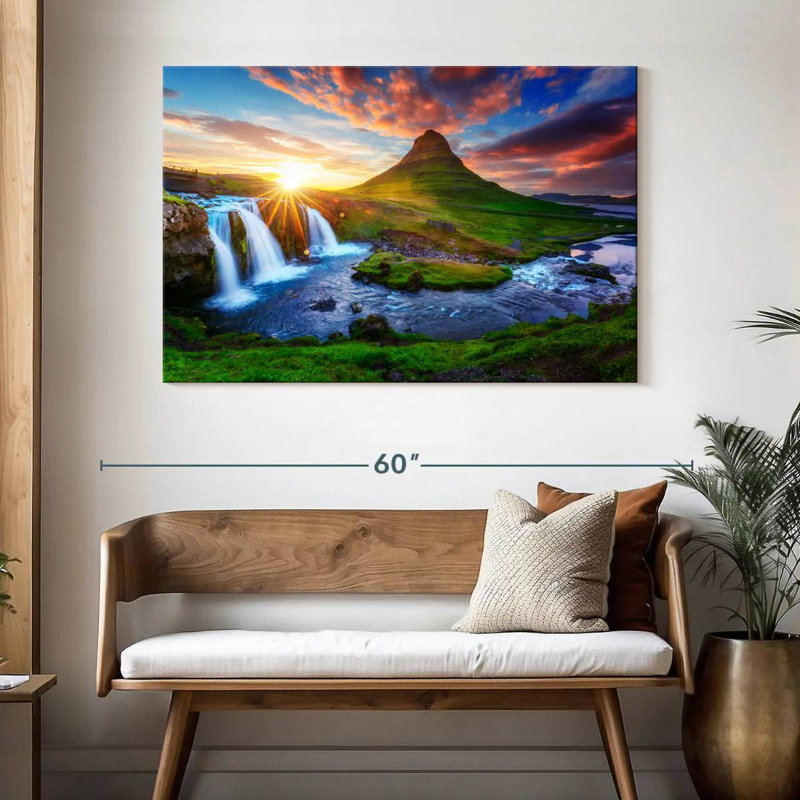 Alvord Kirkjufellsfoss Landscape, 32" H x 48" W