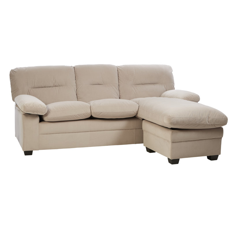 Upholstered L-Shaped Sectional, Oyster