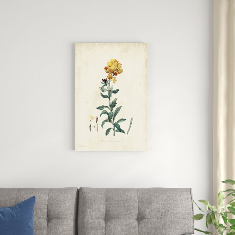 Traditionnel botanique III, H 30 po x l 20 po x P 1,25 po
