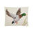 Camp Wandawega Mallard Wool Hook Throw Pillow