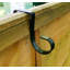 Padroni Marlow Home Co. Black Metal Bracket for Fence Panels