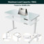 120Cm W Height Adjustable Rectangular Executive Desk