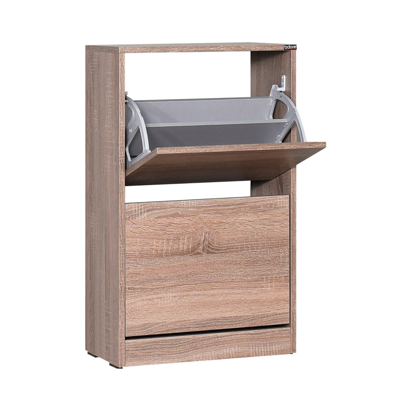Armoire de rangement pour chaussures 8 paires, Latte