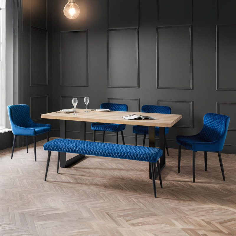 Wynnfield 6 - Person Dining Set, Blue