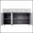 Three Doors Side Table-Grey with Spacious Storage and Durable Design, Perfect for Modern and Traditional Interiors.-740966086