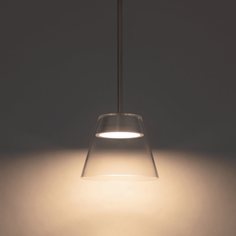 Chandra 1 - Light LED Pendant, Brushed Nickel