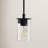 Eline Elstone 5" W X 8" H 1-Light Mini Pendant In Clear Glass-530377767