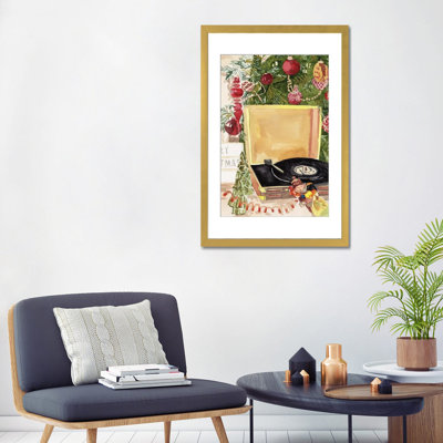 Home Sweet Christmas II - reproduction d'art murale - papier d'art encadré