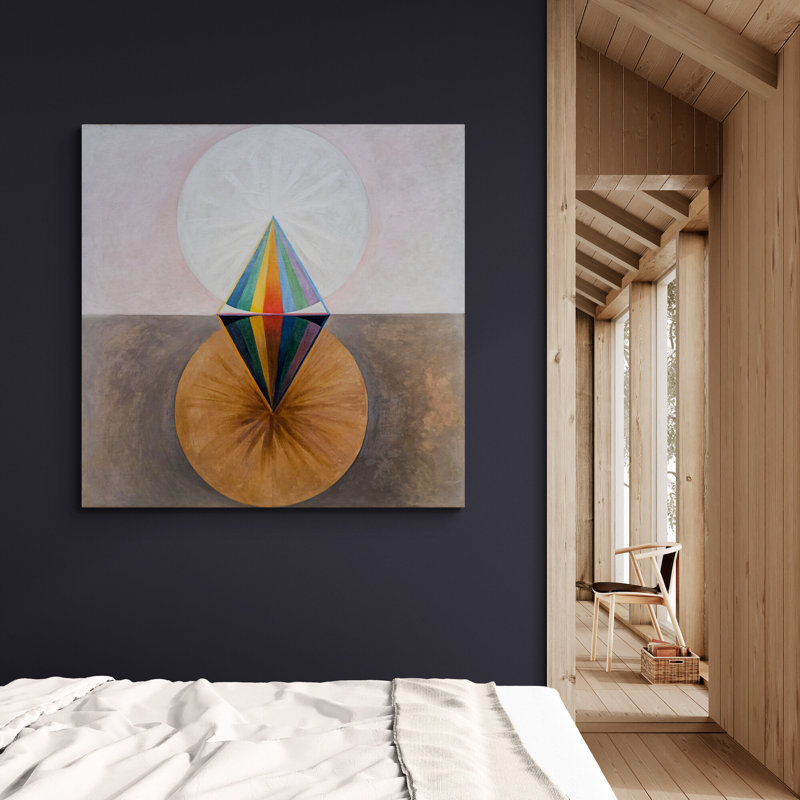 The Swan, No. 12, Group IX-SUW by Hilma AF Klint - Wrapped Canvas Art Prints, 30 cm H x 30 cm W