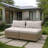Pe Wicker Outdoor Patio Loveseat With Cushions-1614531466