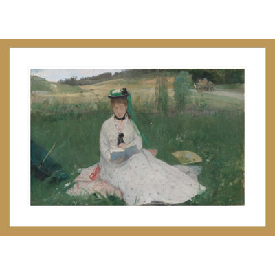 «Reading» par Berthe Morisot (français, 1841 - 1895) - Estampe numérique