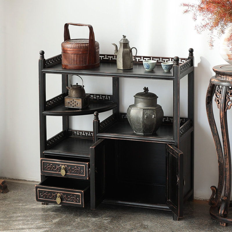 Buffet décoratif chinois classique sculpté