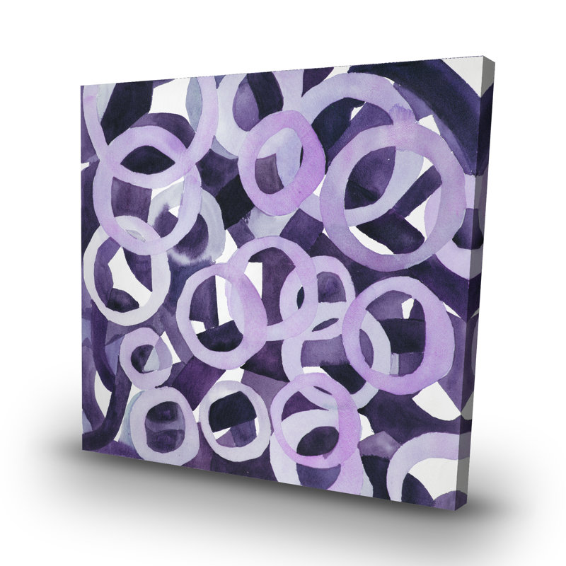 Abstract rings - 32"x32" art on canvas