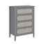 Arthen Rattan 4 Drawer Chest of Drawer-115334304