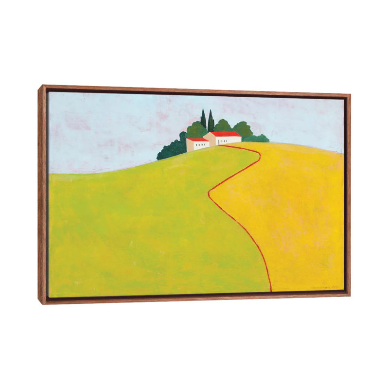 Negbah 1 Piece Wall Art on Canvas, 152.5 cm H x 101.5 cm W, Classic Brown Wood Framed