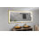 LED Bathroom Mirror with Front-lit, 3 Colors Temperature & Dimmable Light