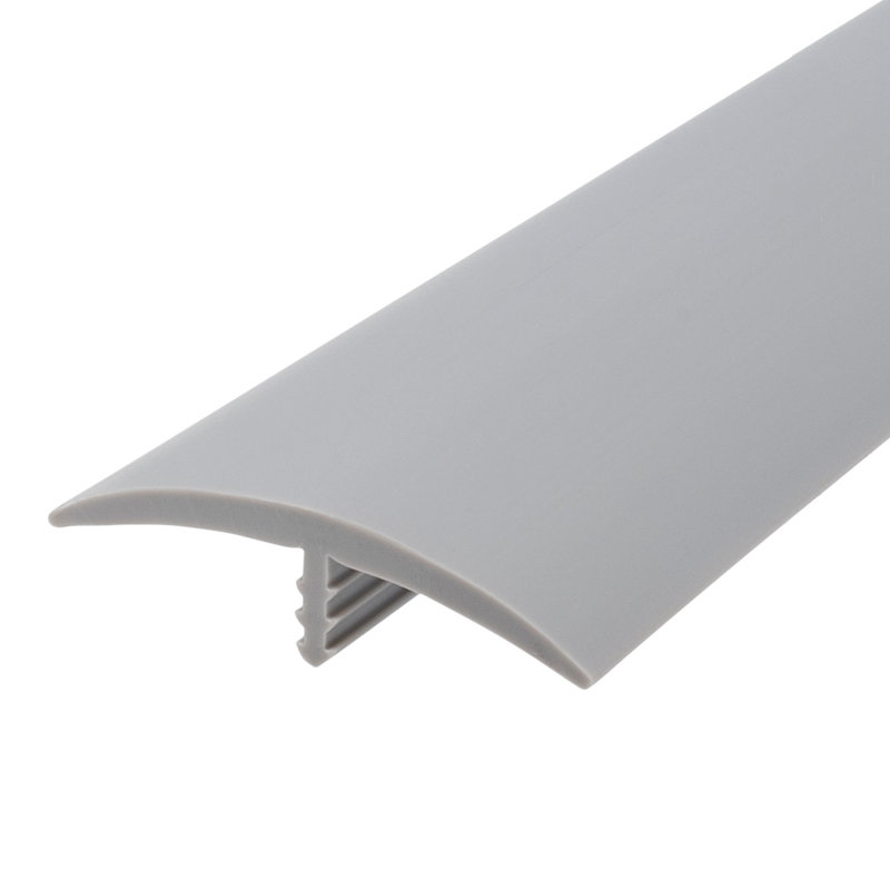Moulure en T en polyéthylène flexible 1 1/2 pouce Outwater, Gris colombe