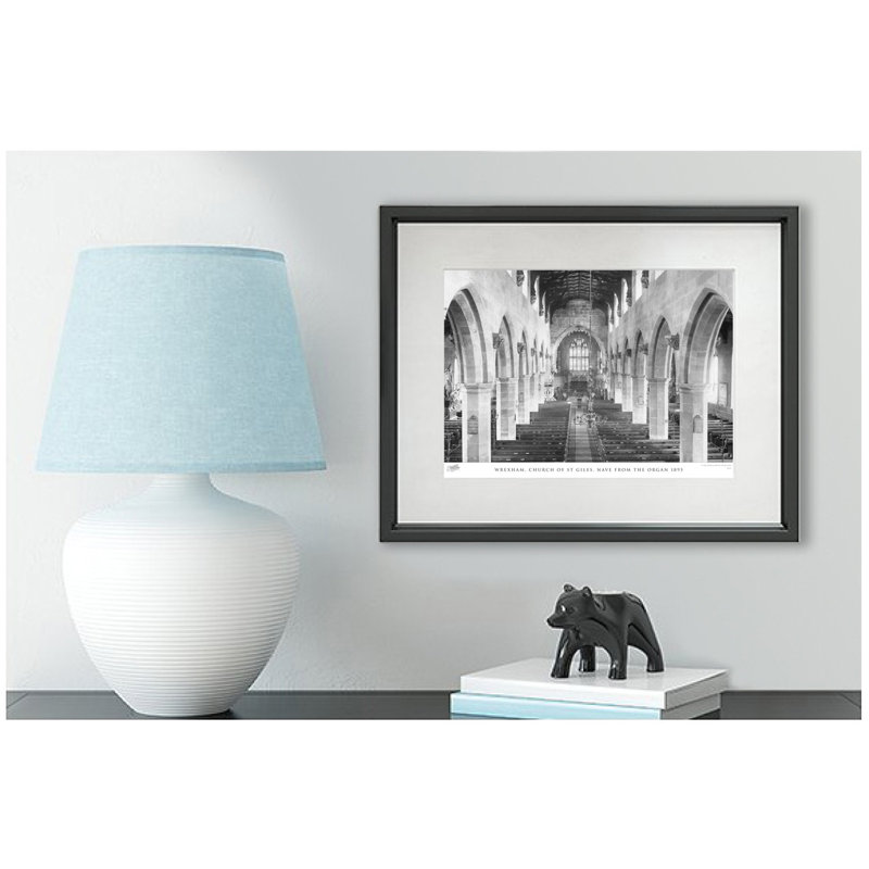 Wrexham, Church Of St Giles, Nave From The Organ 1895 by Francis Frith - Single Picture Frame Print