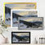 Vue sur les sommets enneigés - Peinture sur toile-59915925-59915928