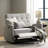 Lieb Fabric and Tweed Recliner-1264665289