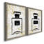 Glitter Perfume I - ensemble de 2 peintures sur toile encadrées-1622702617-1622702619