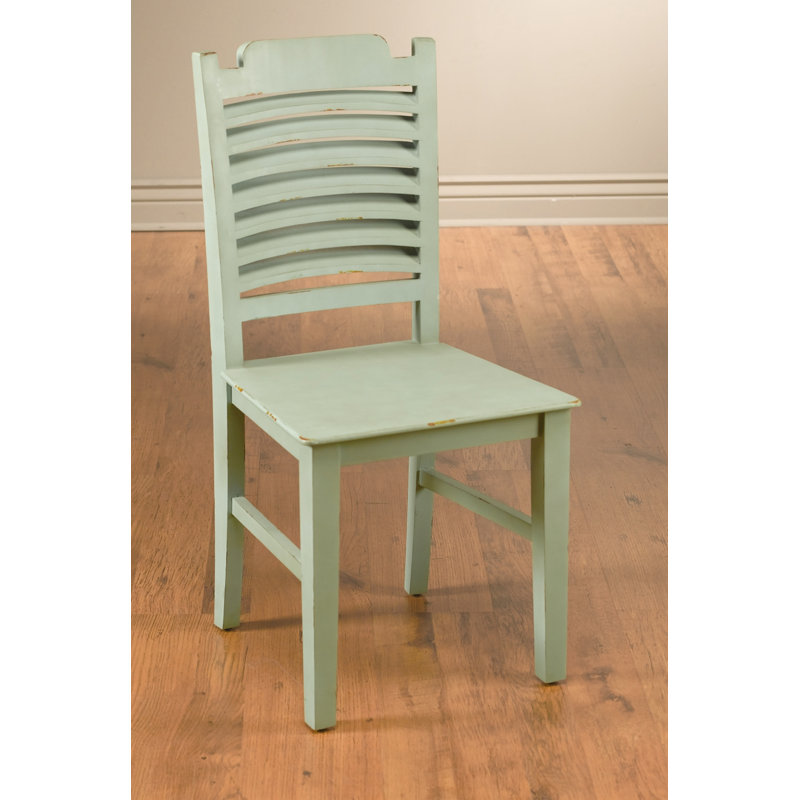 Solid Wood Dining Chair, Green