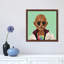 Mahatma Gandhi by Amit Shimoni - Floater Frame Print on Canvas-1512749761-1512749755