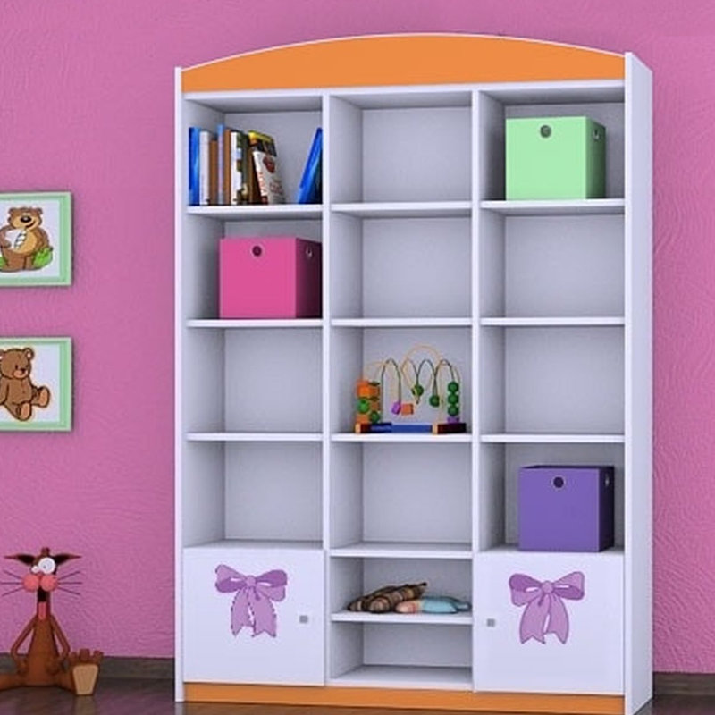 Hadley 183cm H X 132cm W Kids Cube, Orange