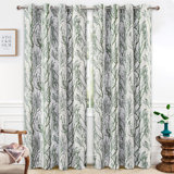 Jadin Linen Blend Room Darkening Curtain Pair